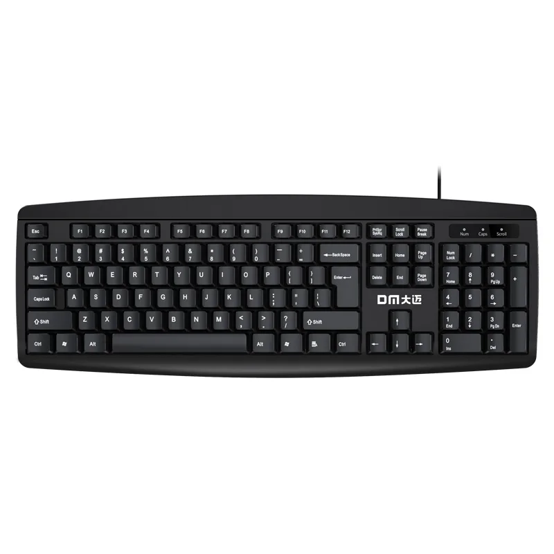 

Проводная клавиатура DM K10, 104 клавиш, для офиса, настольного ПК, ноутбука