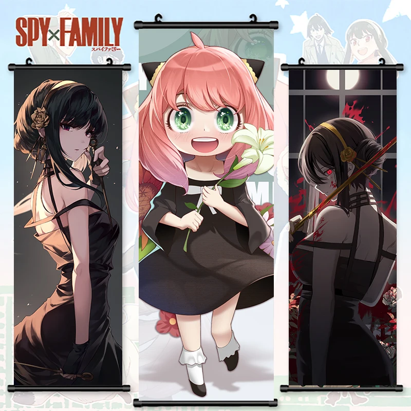 

Wall Art SPY×FAMILY Canvas Anya Picture Loid Forger Painting Printed Yor Briar Poster Hanging Scrolls Home Decor JP Anime Room