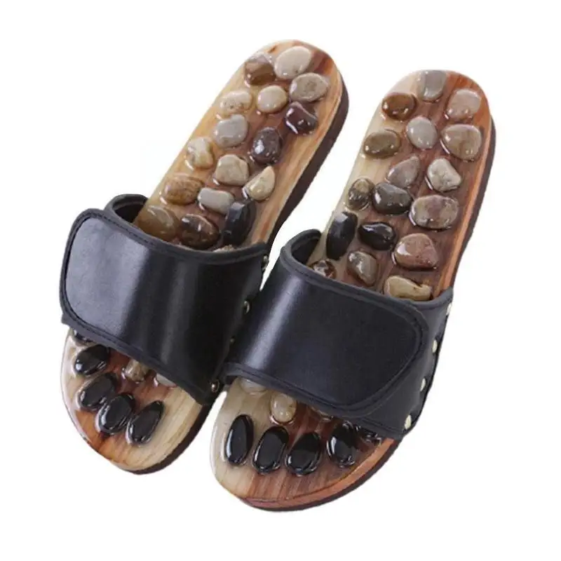 

Walk Stone Shoes Feet Massage Slippers Foot Reflexology Acupuncture Cobblestone Massager Massager Therapy Acupuncture G5U9