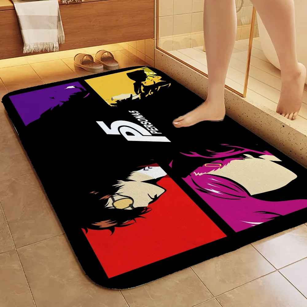 P-persona 5 Комплектов Из Напольных Ковриков — Ковер Для Спальни Кухни Прихожей