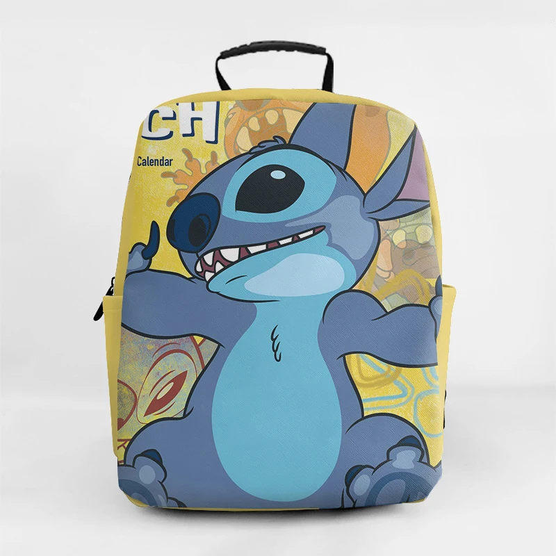

Stitch Disney Anime Figure Lilo & Stitch School Backpacks Cartoon Kawaii School Bags Student Stationery Kids Toys Birthday Gifts