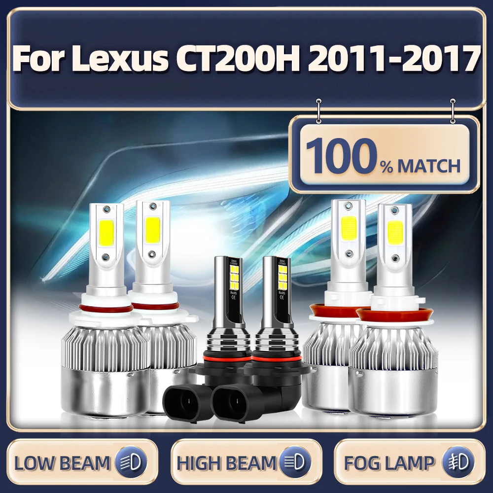 

H11 LED Car Headlight 60000LM 360W Auto Headlamps Bulbs 6000K Fog Light 12V For Lexus CT200H 2011 2012 2013 2014 2015 2016 2017