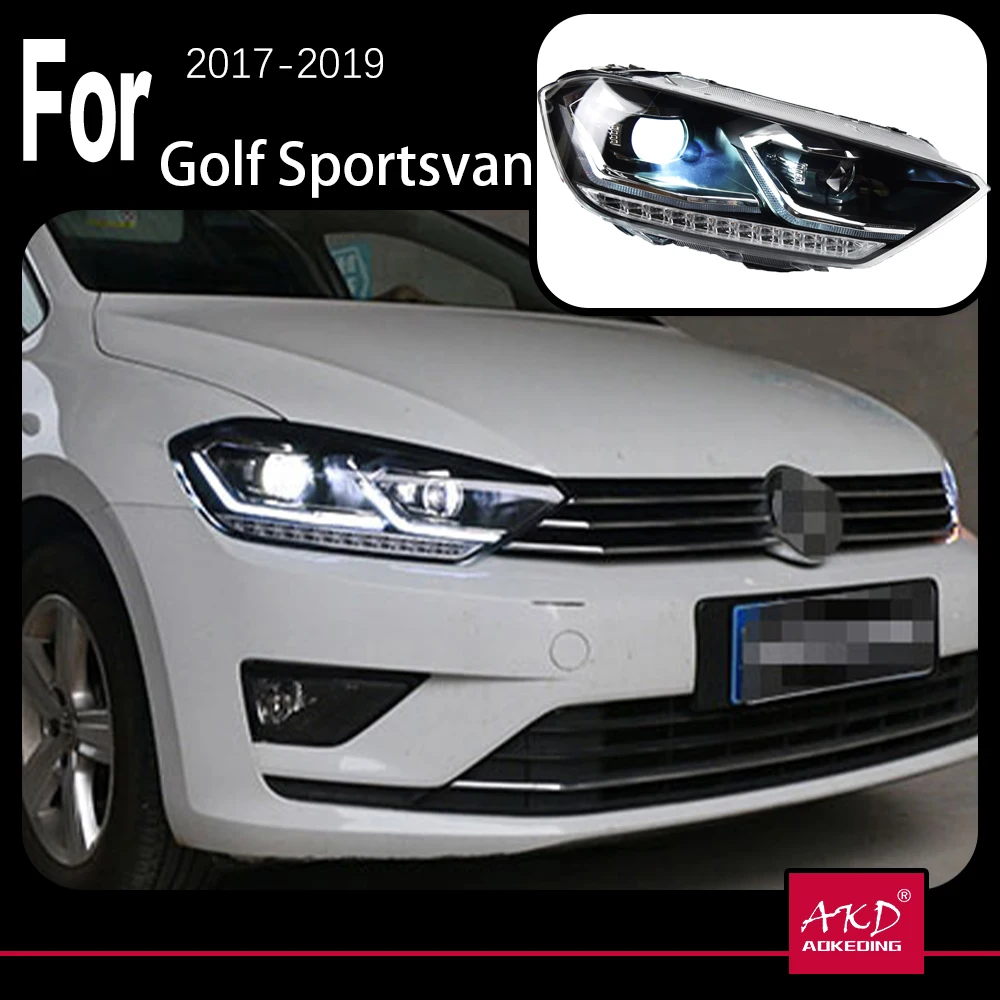 Запчасти AKD для моделей автомобилей VW Golk7 Golf 7 MK7 2013-2017 GTI светодиодный ры головного