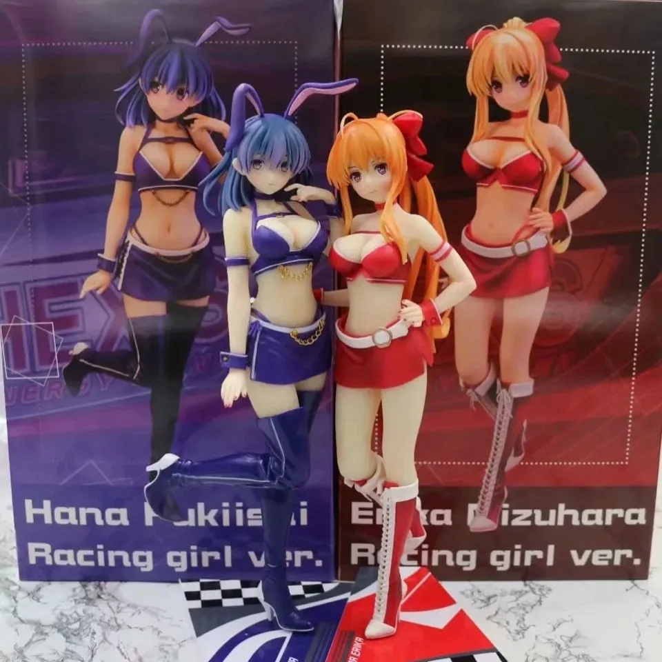 

Racing Girl Blowing Stone Flower And Suwon Erica PVC 28 CM Action Figure Japanese Anime Model Toys Aldult Collection Doll