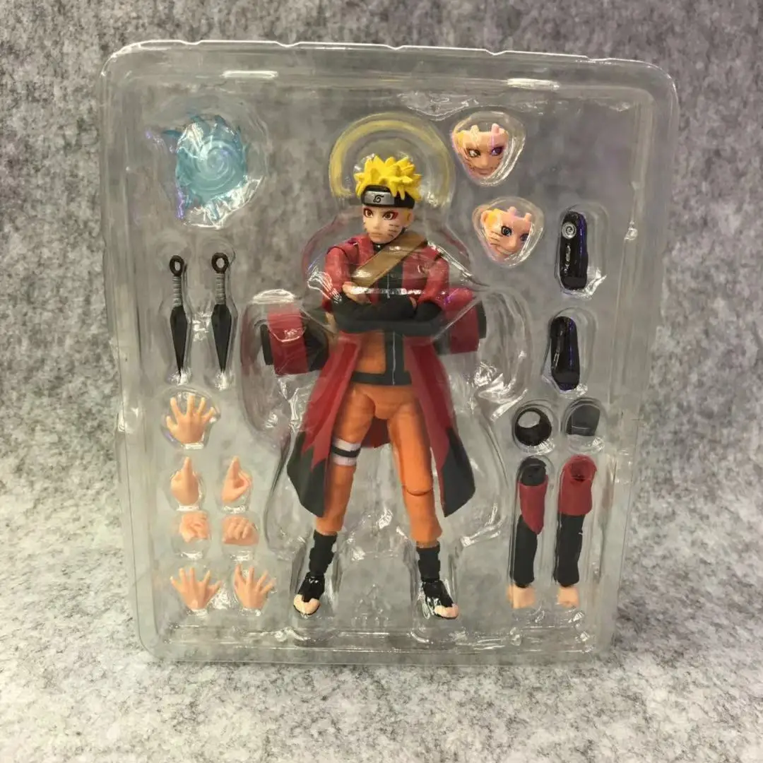 

Anime Naruto Uzumaki Naruto PVC Action Figure Collectible Model Doll Toy 14cm SHF (Movable)