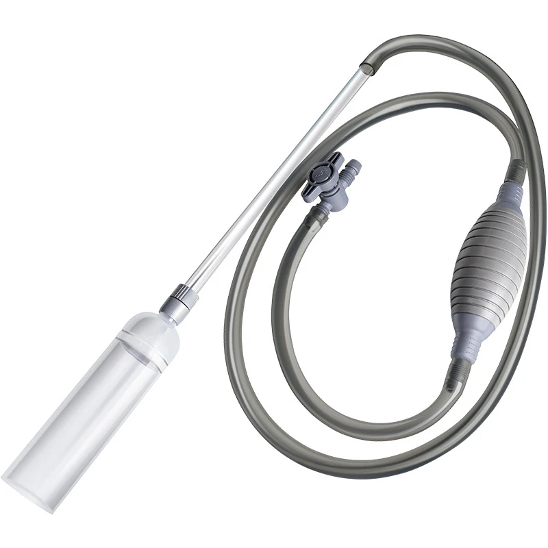 

Aquarium Siphon Fish Tank Syphon Vacuum Gravel Water Filter Cleaner Water Change Large Siphon Pump Manual Cleaner 1.7m 2.6m