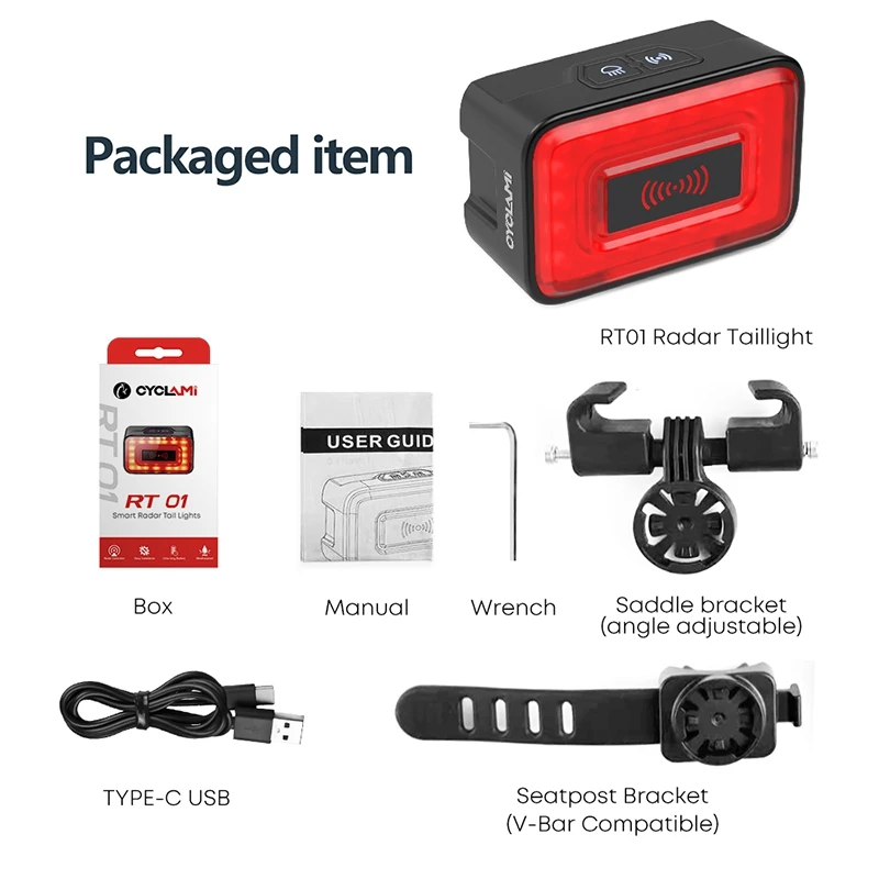 Велосипедный задний фонарь CYCLAMI