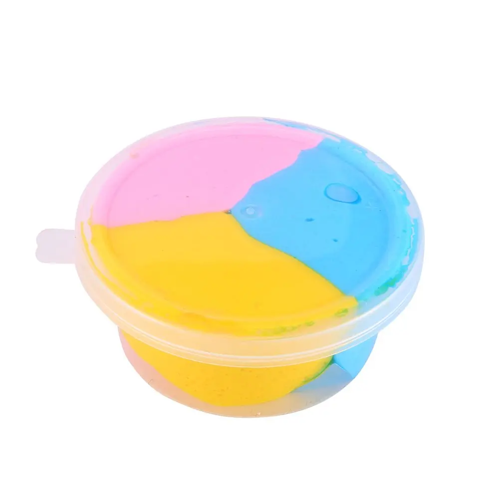 

3 Colors Synthetic Colorful Plasticine DIY Foam Stress Relief Clay Drying Safety Clay Toy Gift To Kids Brain Educational