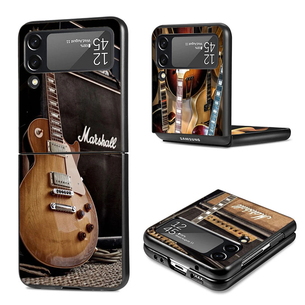 Твердый чехол для телефона из поликарбоната с музыкальной скрипкой и гитарой