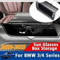 for bmw 3 4 series 2020 2021 2022 2023 car glasses box storage holder sunglasses case sunglasses holder organizer accessories