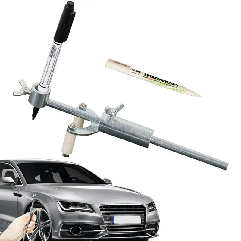 

Car Wheel Eyebrow Parallel Scriber Sheet Metal Dent Repair Tool Stainless Steel Material 0-20cm Adjustable Portable And Durable