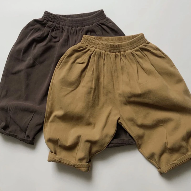 

Брюки Детские однотонные с эластичным поясом, на возраст 1-6 лет