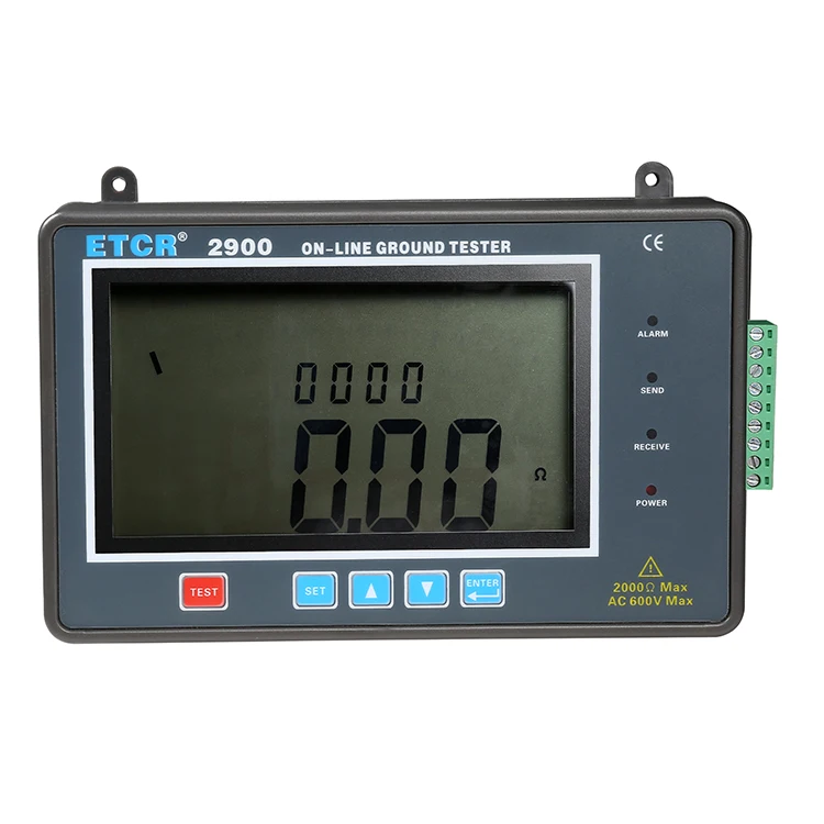 

ETCR2900 Online Earth Resistance Tester Backlit 450g Earth Resistance Online Detector