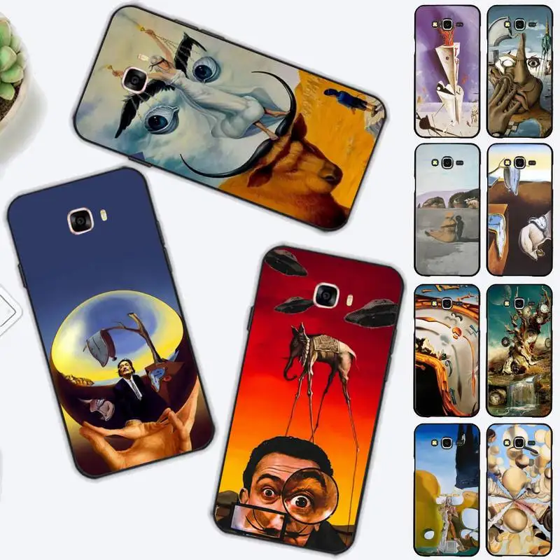 

Yinuoda Salvador Dali Phone Case for Samsung J 2 3 4 5 6 7 8 prime plus 2018 2017 2016 core
