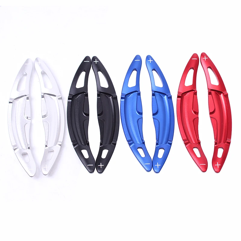 

Aluminum steering wheel shift paddles are lengthened for the Porsche Panamera Macan Cayenne 718 911 car decoration styling 2pcs