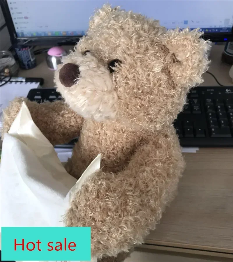 33 см стеснительный медведь прятки плюшевая игрушка мягкое животное Электронный