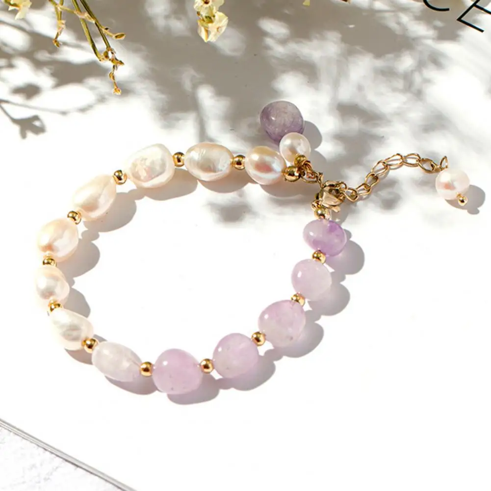 

Popular Charm Bracelet Lobster Clasp Accessory Korean Style Oval Beads Women Bracelet Women Bangle