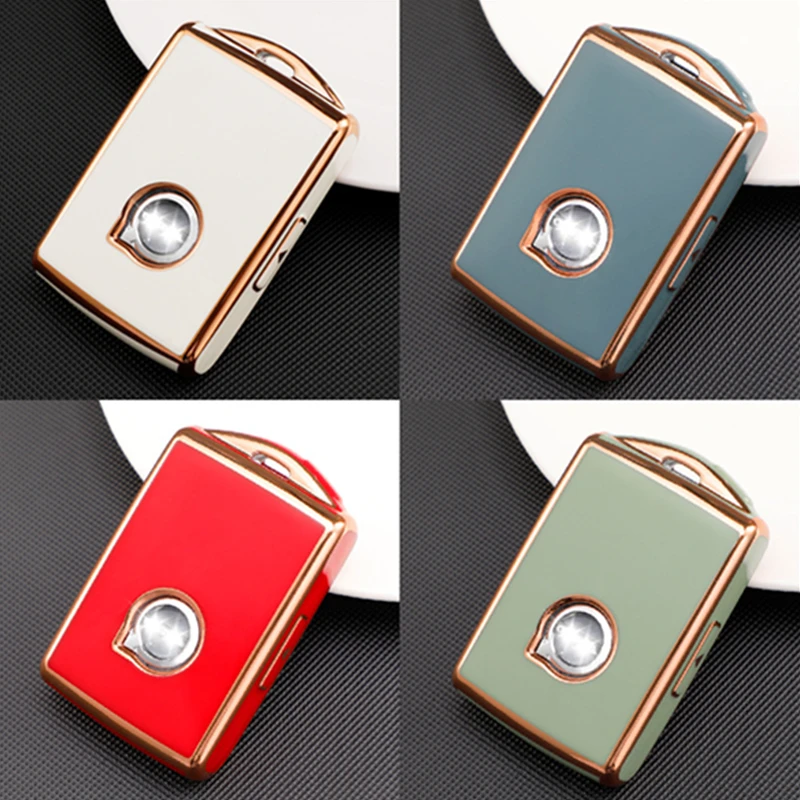 

TPU Car Key Case Cover Shell For Volvo XC90 XC60 XC40 V90 S90 2017 2018 T5 T6 2015 2016 T8 Ring Auto Accessories Protector