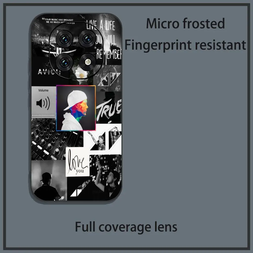 Модный чехол для телефона с крутым принтом AVICII DJ для Redmi Note 17 15 14 13 12 11 Pro Plus S 5G, мягкий черный чехол. (art.: 3920dcf763cb8) - 3920dcf763cb8