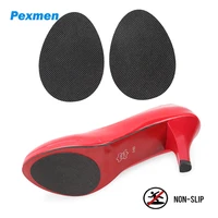 pexmen 2pcspair anti slip shoe pads self adhesive shoe grips sole stick protector for high heel shoes grips on bottom of shoes