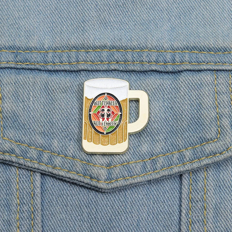 Брошь с изображением мультяшного напитка в ассортименте