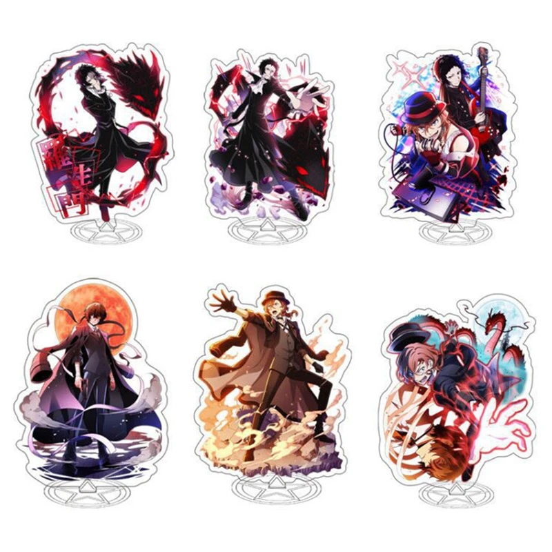 

Bungou бродячие собаки atсуши Nakajima Dazai Chuya Ryunosuke оформление рабочего стола аниме игрушка 15 см Поклонники подарок