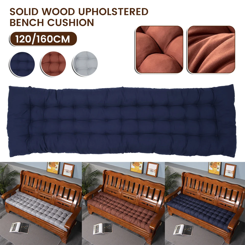 

New Garden Bench Recliner Lounger Cushion Soft Outdoor Furniture Swing Chair Long Seat Pad