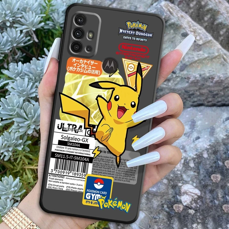 

Чехлы для Motorola Moto EDGE 20 30 G52 G51 5G G22 G30 G60 G9 G8 Plus G71 20 Lite G31 G200 Pokemon Anime Japan Game Gengar