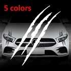 Автомобильная наклейка светоотражающая кровавый монстр, полоска от царапин коготь отметки, украшение автомобильной фары, автомобильные виниловые аксессуары