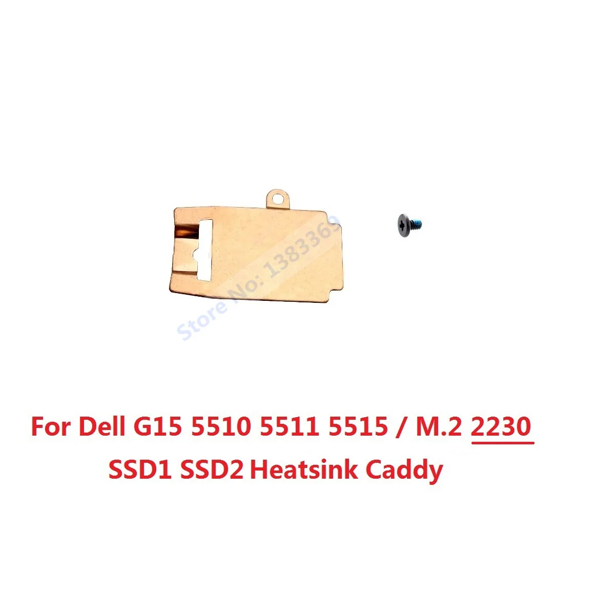 2-й M.2 NVME 2230 2280 SSD Монтаж жесткого диска Металлический кронштейн Радіатор Caddy Cover X8MY9