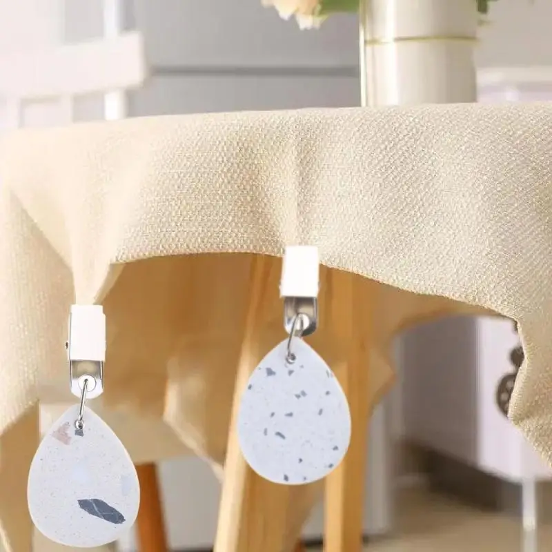 L9be 4pieces Weights Tablecloth Table Weight Outdoor Crolement Share Pendate Garden Drapery Cover Clips для