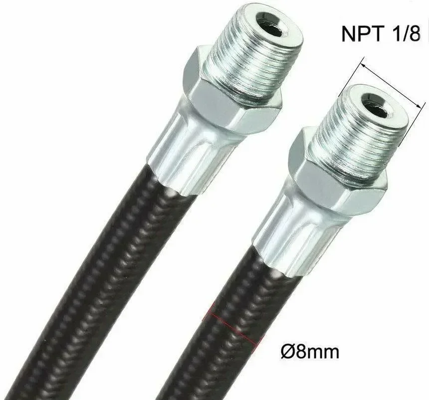 1 шт. шланг для смазки гибкий NPT 1/8 сверхмощный длинный удлинительный высокого