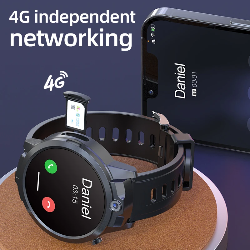 Najtaniej Nowy LZAKMR X600S 4G LTE Smartwatch Android Podwójny Aparat 4G 128GB GPS Człowiek WiFi Wideo Gra Temperatury Dla IOS Android HUAWEI