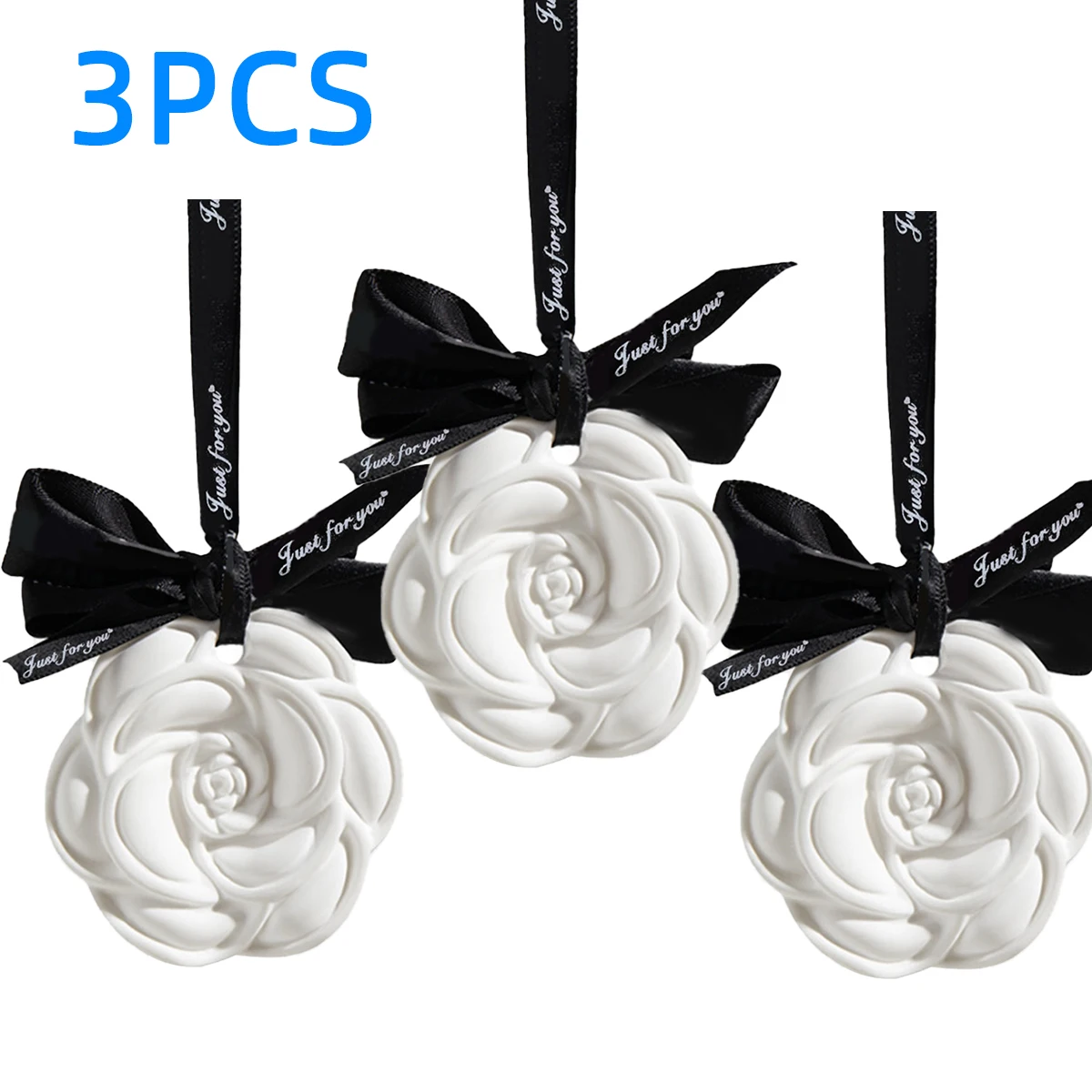 

1/2/3 шт., подвеска для автомобильных духов с камелией, вишневый пластырь, гипсовые таблетки для ароматерапии, подвеска для ароматерапии, подвеска-освежитель