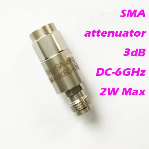 Фото SMA-аттенюатор 3дБ / 6дБ / 10дБ / 20дБ / 30дБ, N-типа аттенюатор 10дБ/50дБ, ступенчатый аттенюатор 20дБ/60дБ для TinySA и NanoVNA. №3