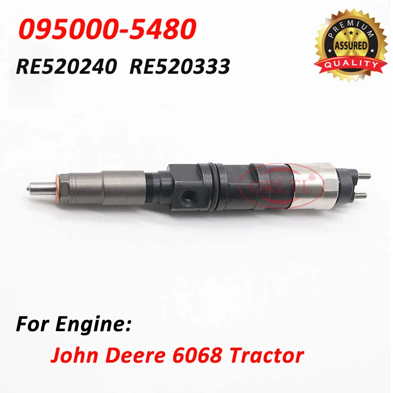 

New Injector Assy 095000-5480 Fuel Injection Nozzle 0950005480 For John Deere Tractor 6068 RE520240 RE520333