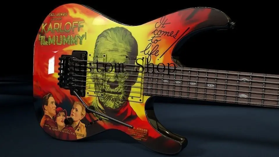 Custom kirk Hammett LTD KH-3 Karloff электрическая гитара для мамы выполненная по