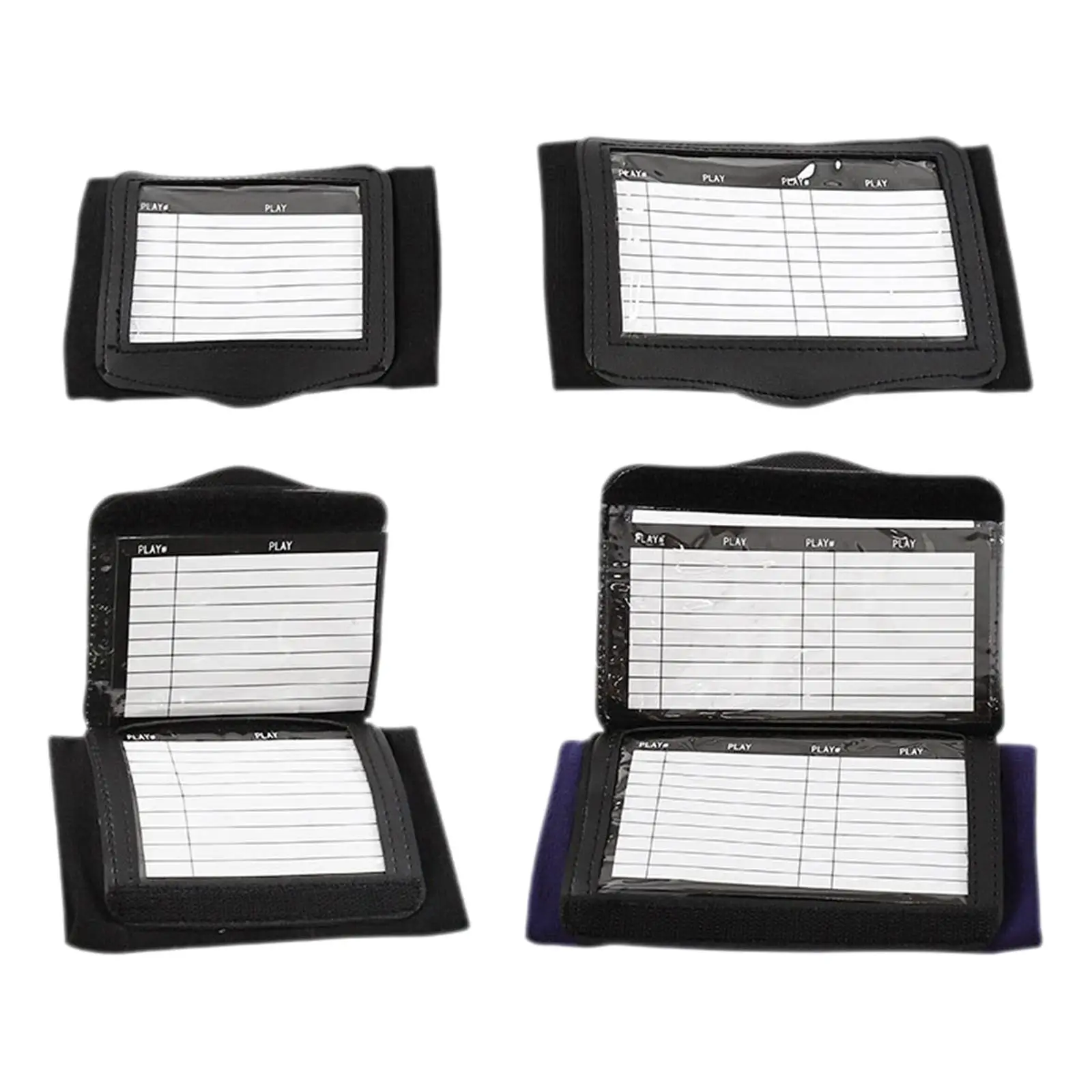 

Wristband Playbook with Viewing Window Training Equipment Armband Playbook for Baseball Hockey Softball Signs Football Play