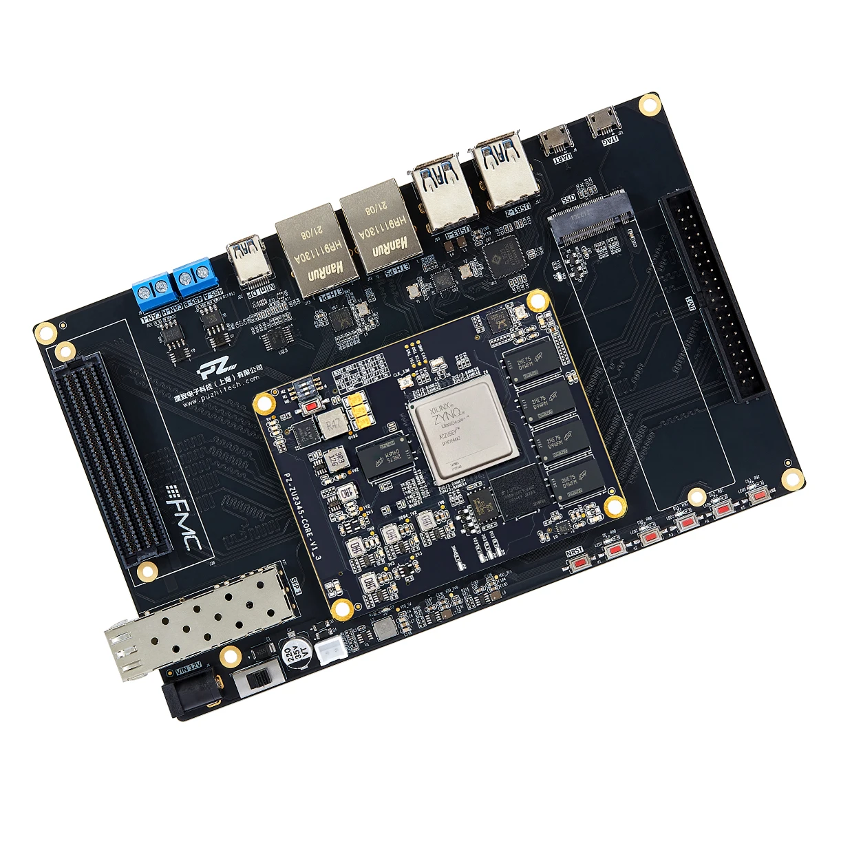Оценочный комплект soc fpga board Puzhi ZU5EV-FL оценочный Xilinx ZYNQ UltraScale макетная плата