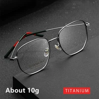 katkani retro titanium alloy optical prescription men and women glasses frame large ultra light decorative reading frame t8821