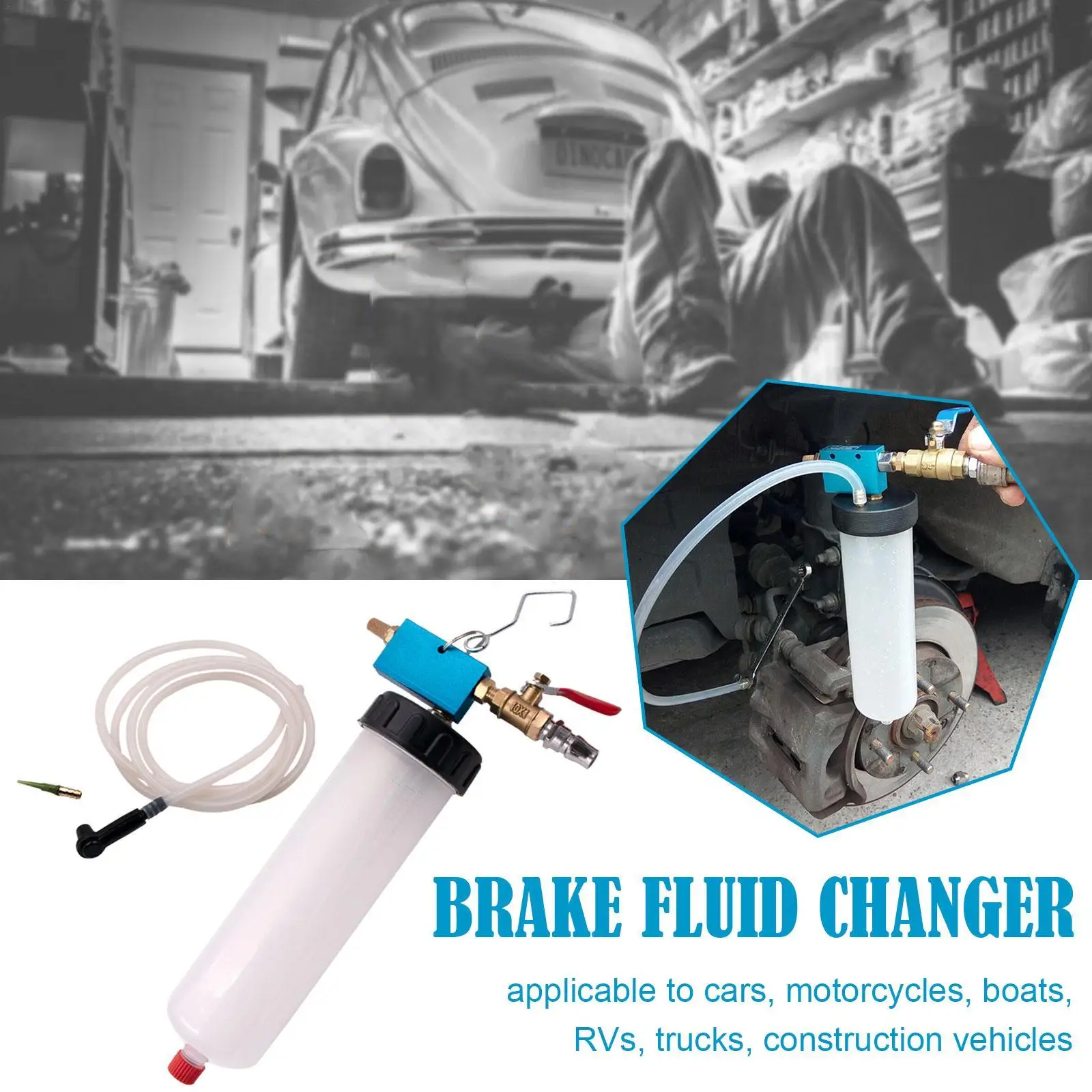 

Auto Car Brake Fluid Oil Change Replacement Tool Brake Fluid Drained Bleeder Pneumatic Vacuum Bleeder Extractor