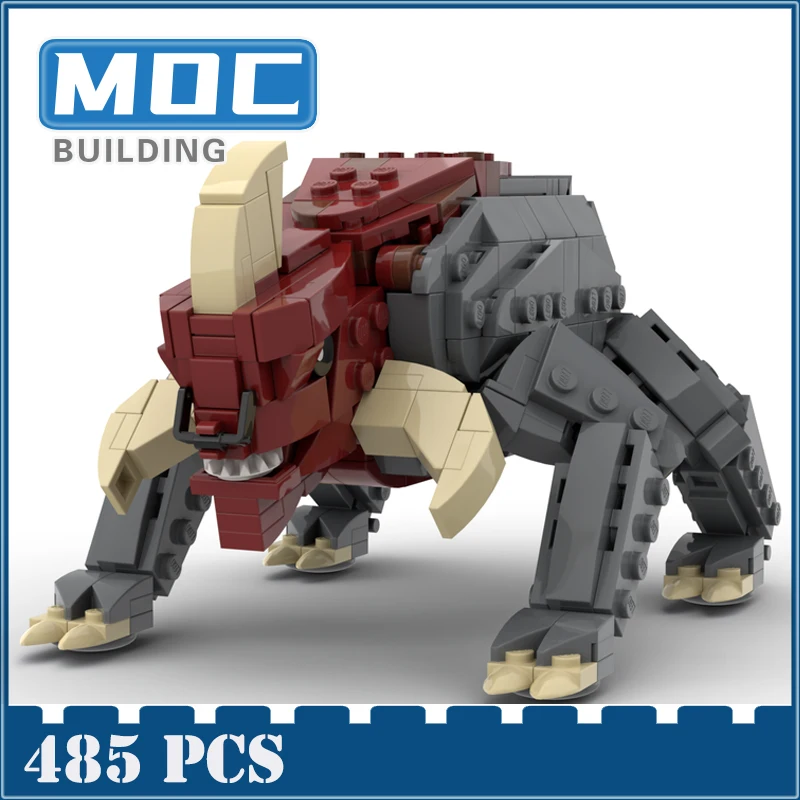 

MOC Building Block Arena Series Reek Beast From Petranaki Geonosian Arena Series Bricks DIY Model Kid Toys Birthday Gift