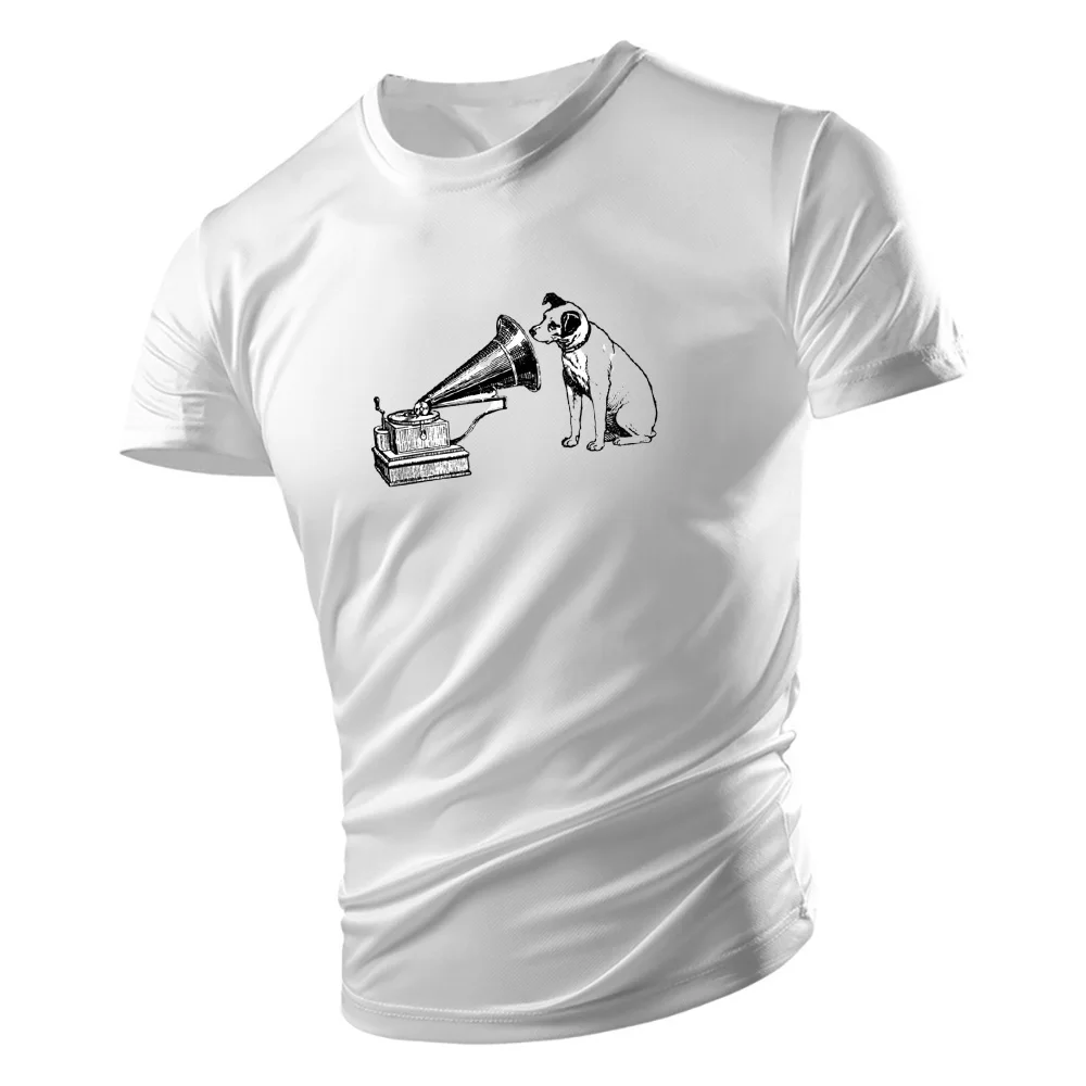 

Cute Puppy Print Men'S Short Sleeve T-Shirt Outdoor Casual Jogging Crewneck Loose Breathable Short Sleeve Harajuku Street Top