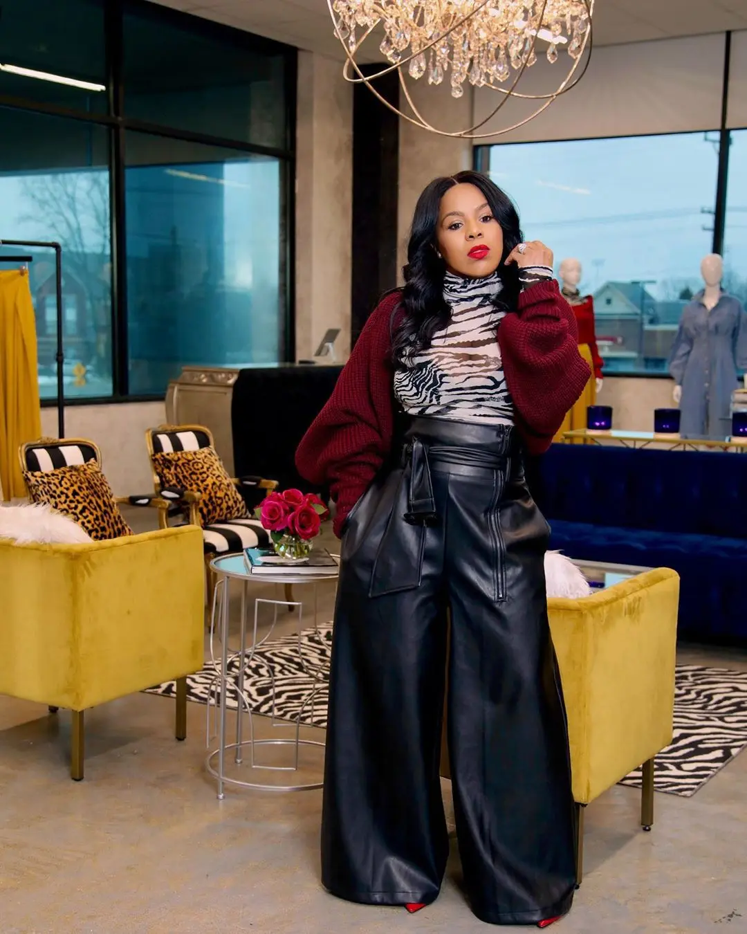 

Streetwear Leather Pants Women Bandage Zipper Wide Leg Trousers Korean Style Y2k Fashion Loose Pants High Waisted Pu Baggy Pants