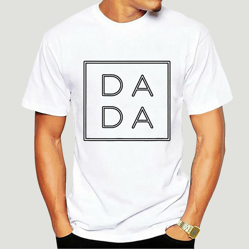 

Mens Father's Day Gift For Dad Dada Square T shirt Gift 9145A