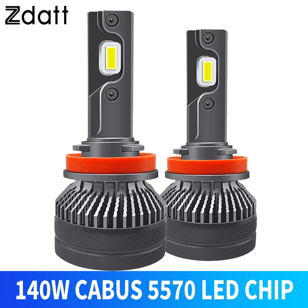 H7 Светодиодные лампы для автомобиля H4 led CANBUS H1 H8 9005 9006 HB3 HB4 H11 Led 140 Вт 60000лм 6000K 12 В Автомобильная противотуманная фара диод