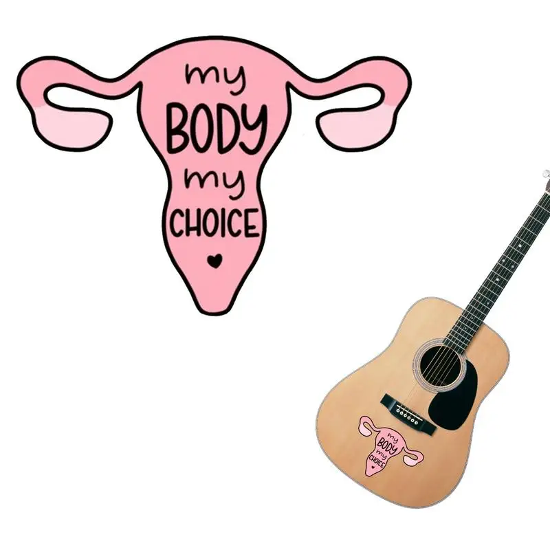 

My Body My Choice Sticker 1pcs/5pcs Keep Your Laws Off My Body Sticker Feminist Pro Choice Decal Wall Laptop Car Bumper Sticker