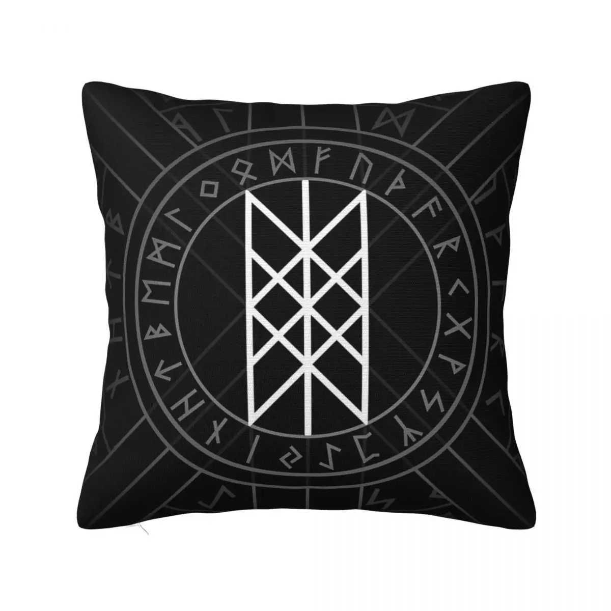 Web Of Wyrd The Matrix Of Fate vikings runes Cushion Cover Decorative Throw Pillow Case Cover for Home Double-sided Printed