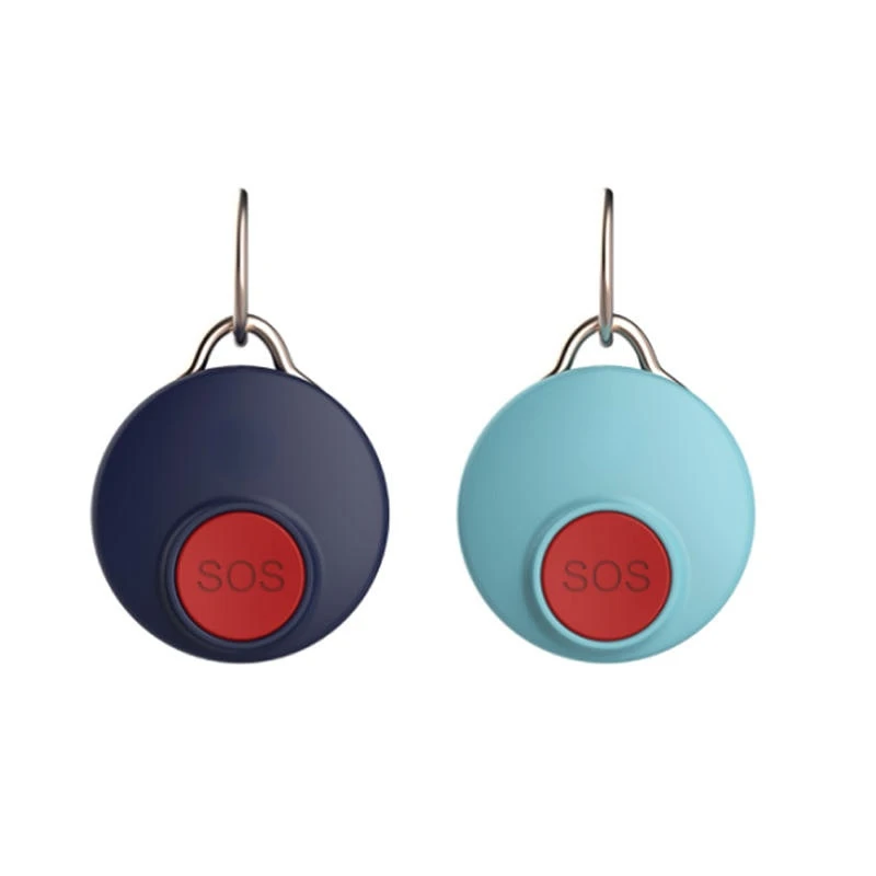 

Portable BLE 5.0 Wireless Bluetooth Smart Alarm Emergency Buttons Call Cel Phone Sos Keychain