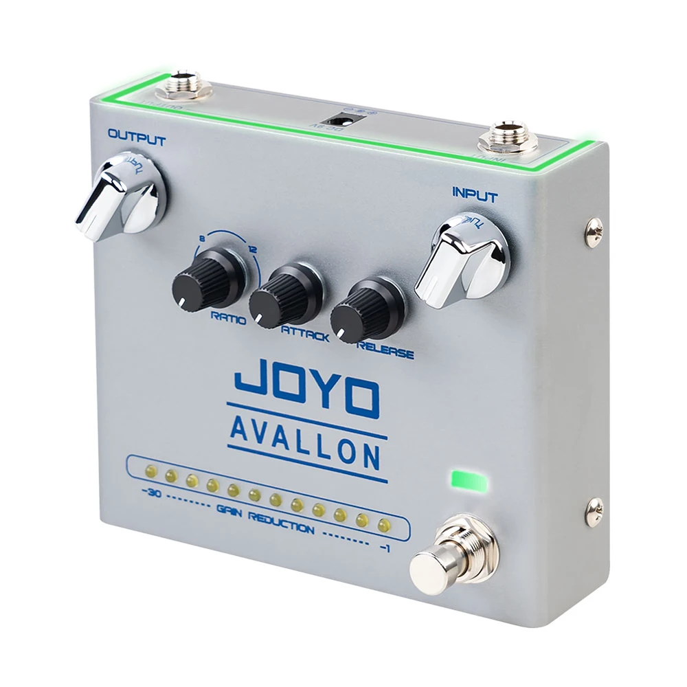 R-19 AVALLON Guitar Pedal Classic Compressor Effect Pedal with RATIO ATTACK RELEASE Knobs for Guitar Bass Electric Guitar Parts